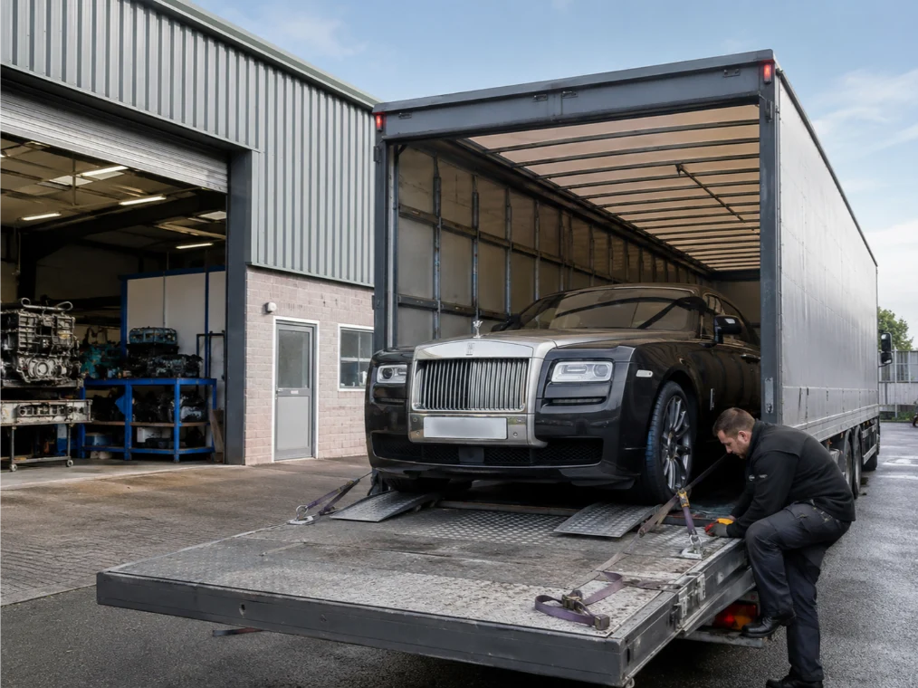 Vehicle collection and delivery service for specialist engine repairs in Bristol