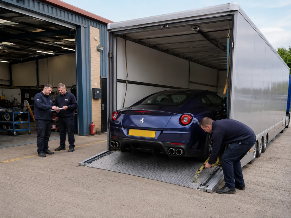 Vehicle transport service for specialist engine repairs in Peterborough