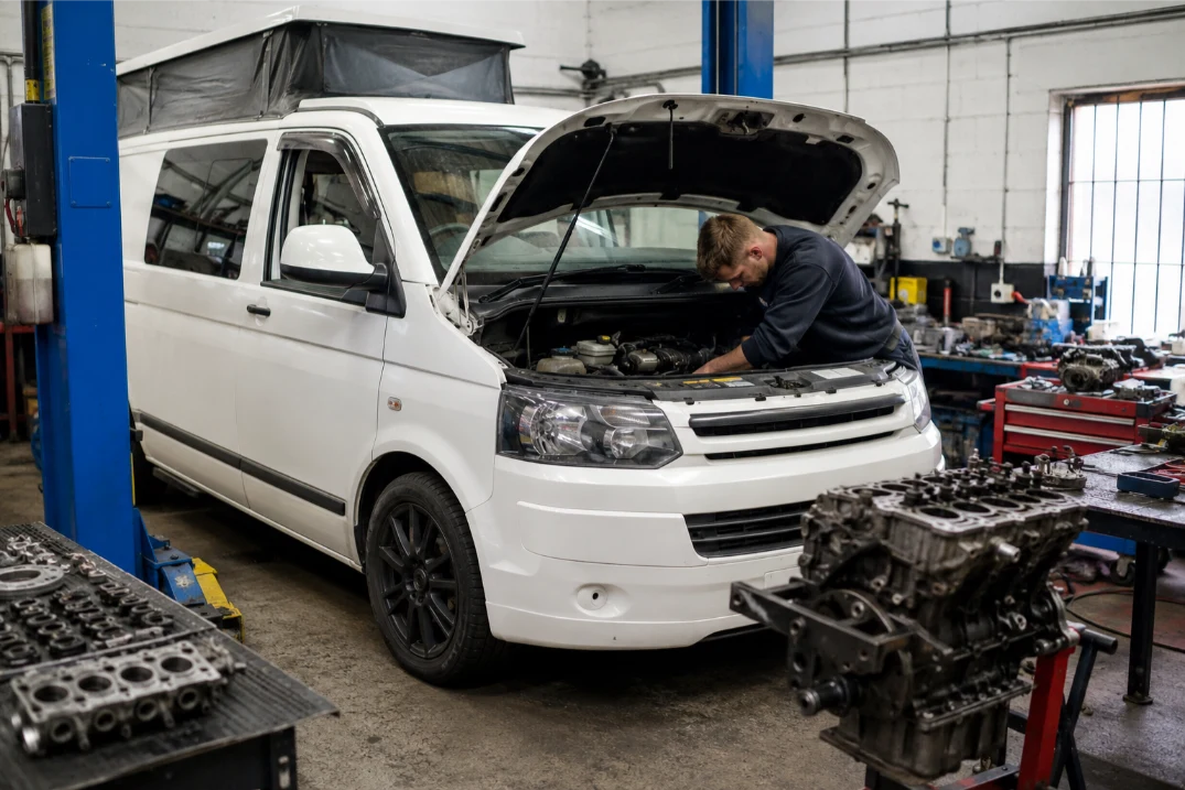 Volkswagen Transporter campervan engine rebuild in Essex