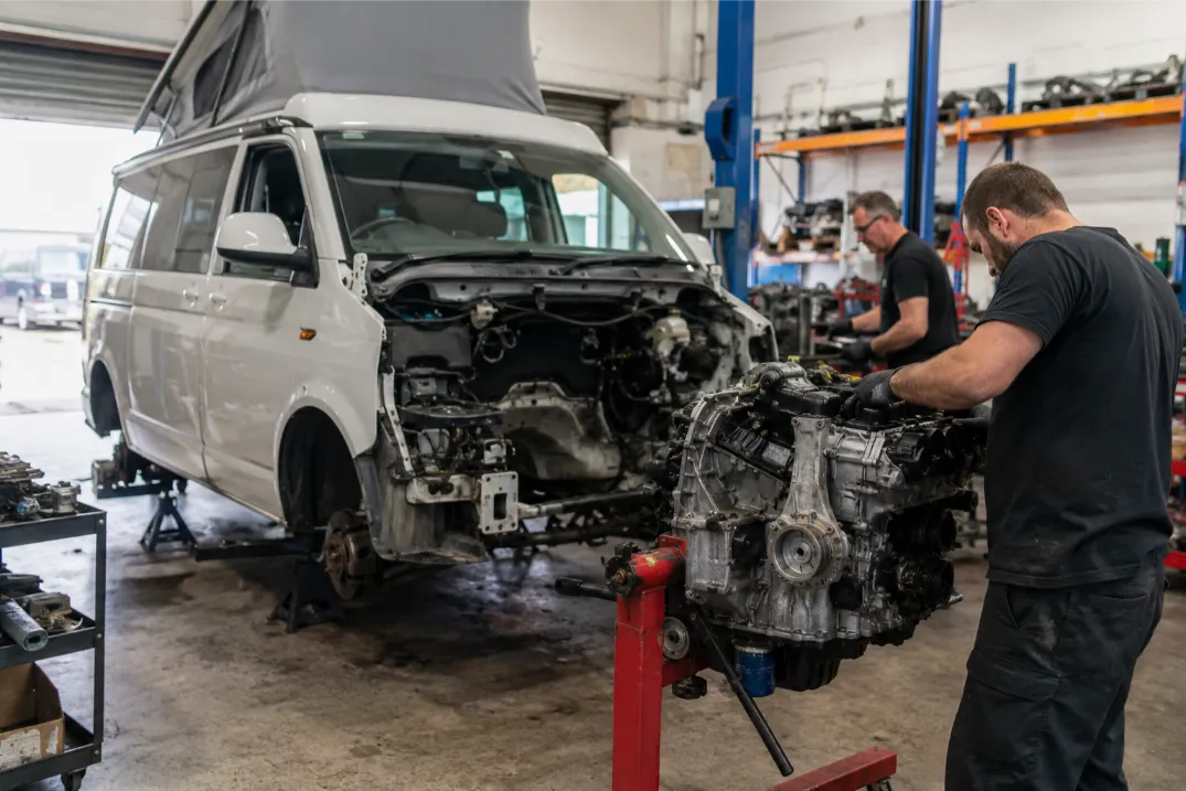 Volkswagen Transporter campervan engine rebuild in Northampton