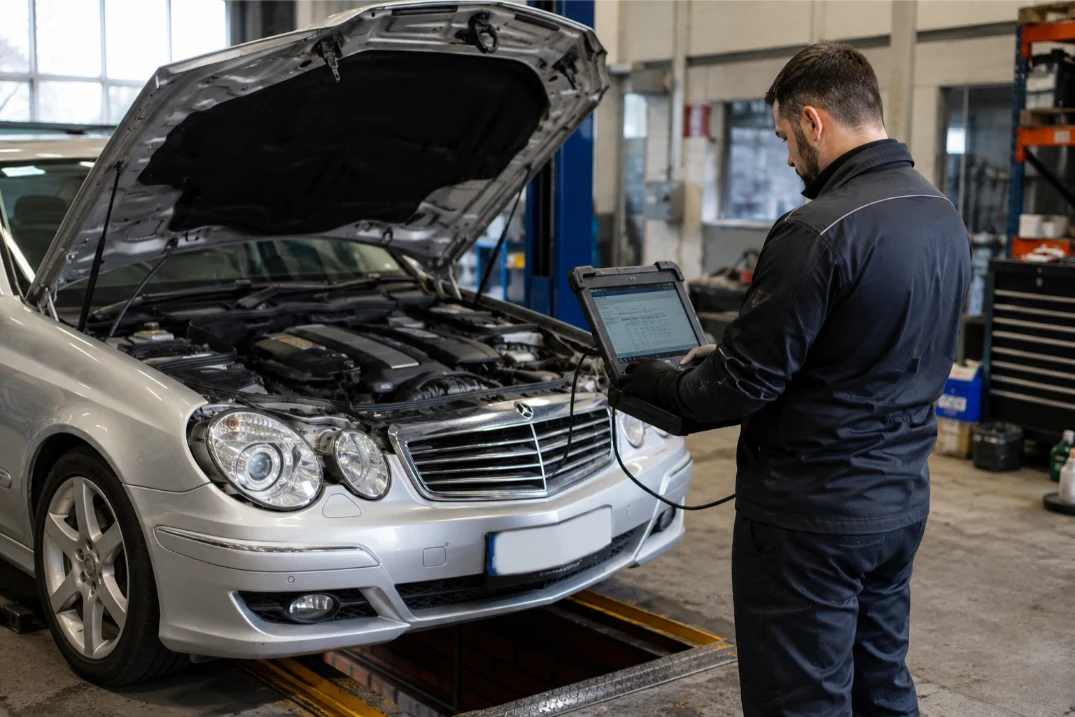 Remanufactured engine undergoing professional rebuild and reconditioning in Leeds