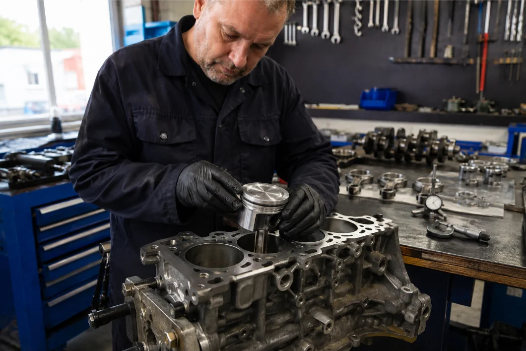BMW engine undergoing rebuild and reconditioning in Luton