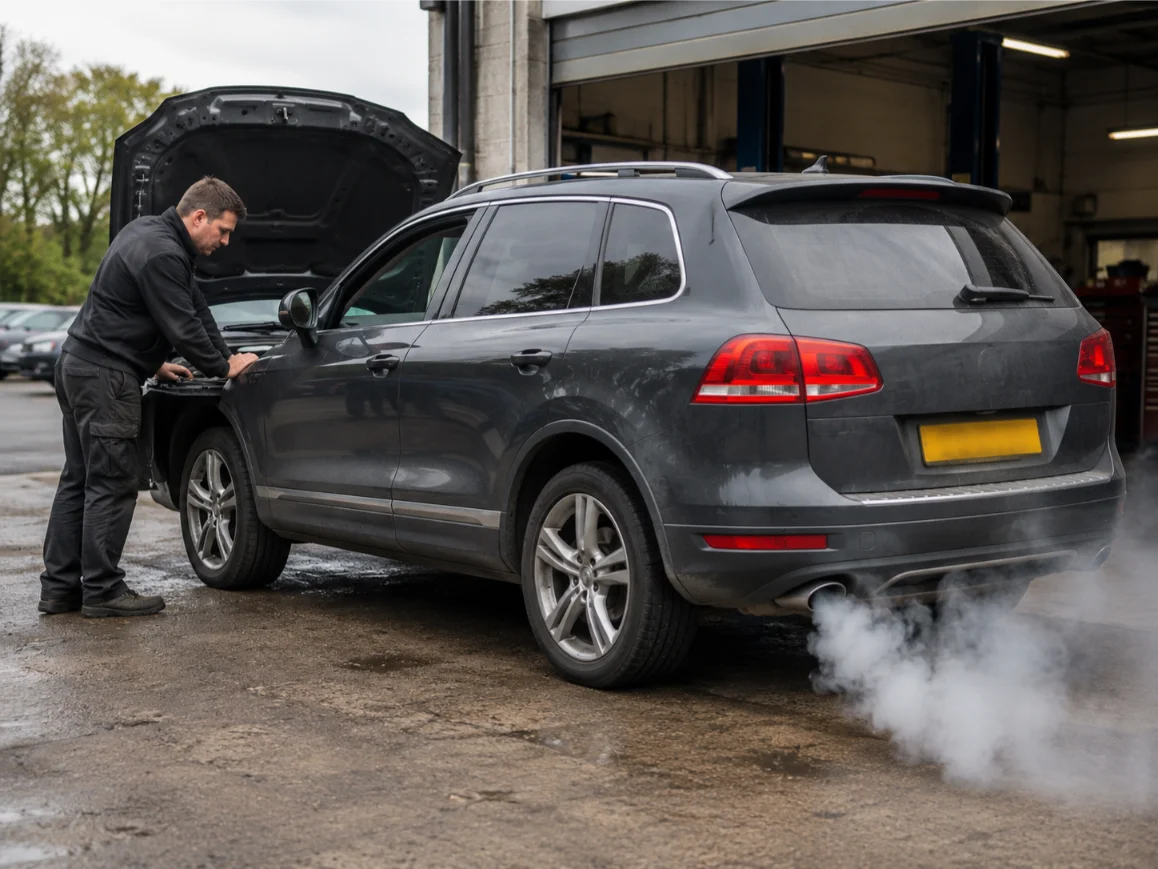 White smoke and overheating warning signs of engine failure in Exeter