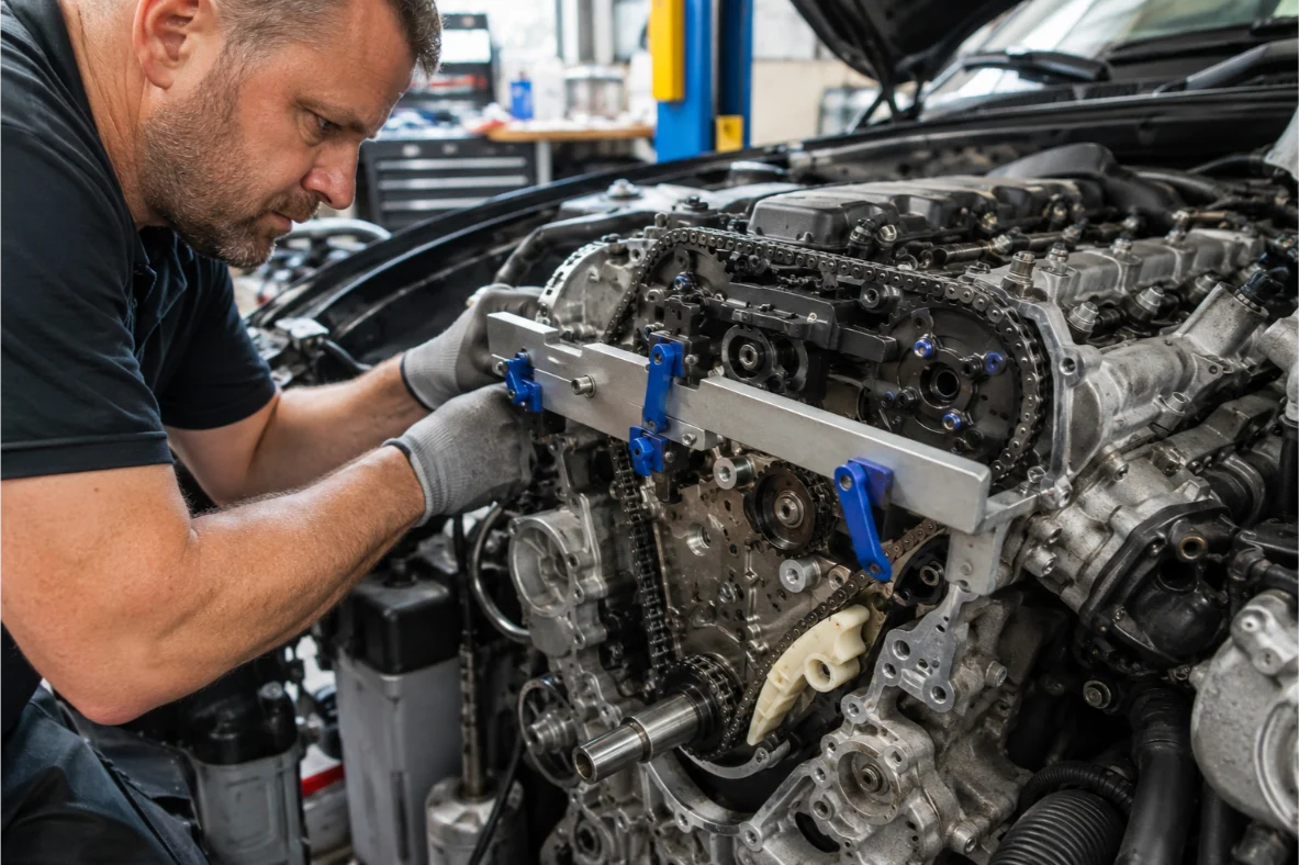 Jaguar timing chain and timing belt repair in Kent