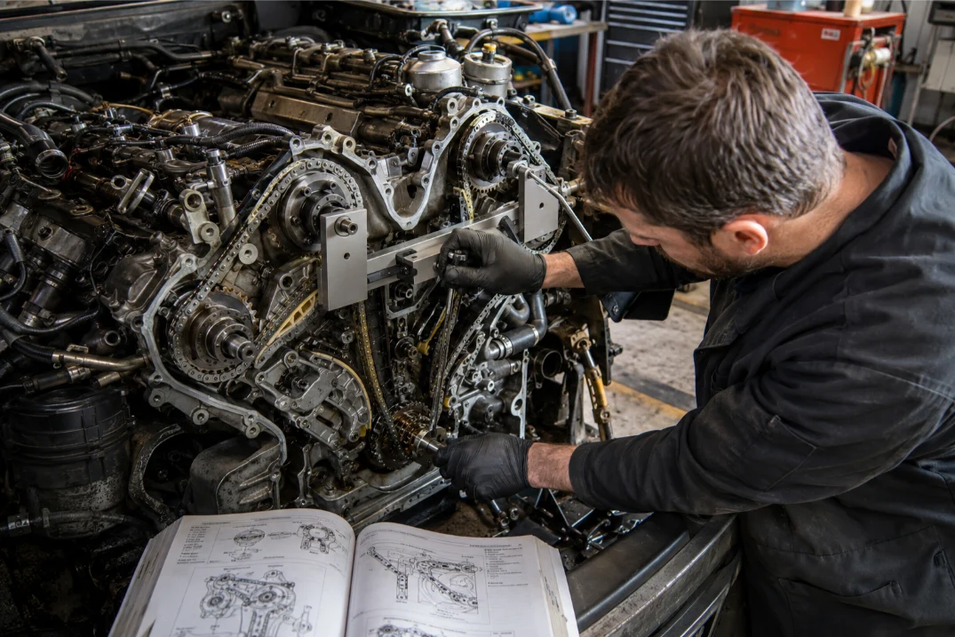 Range Rover timing chain and timing belt repair in Peterborough
