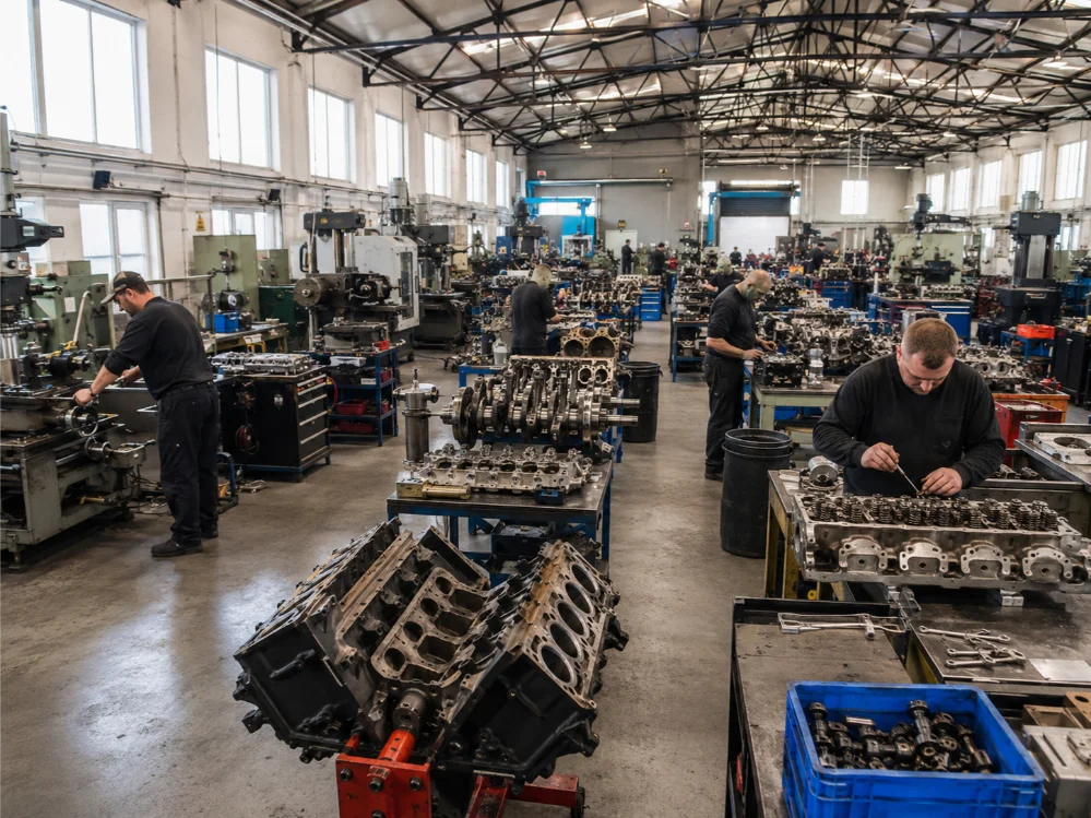 Engine rebuild facility with specialist equipment and experienced technicians in Guildford